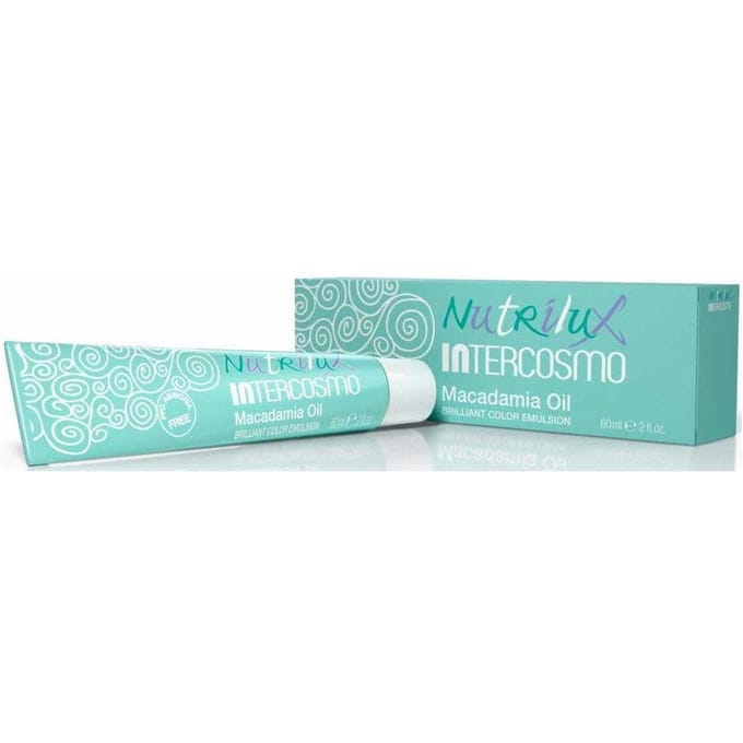 Intercosmo, Nutrilux, Coloration Permanente pour Cheveux, 5.13 Châtain Clair Cendré Doré, 60 ml
