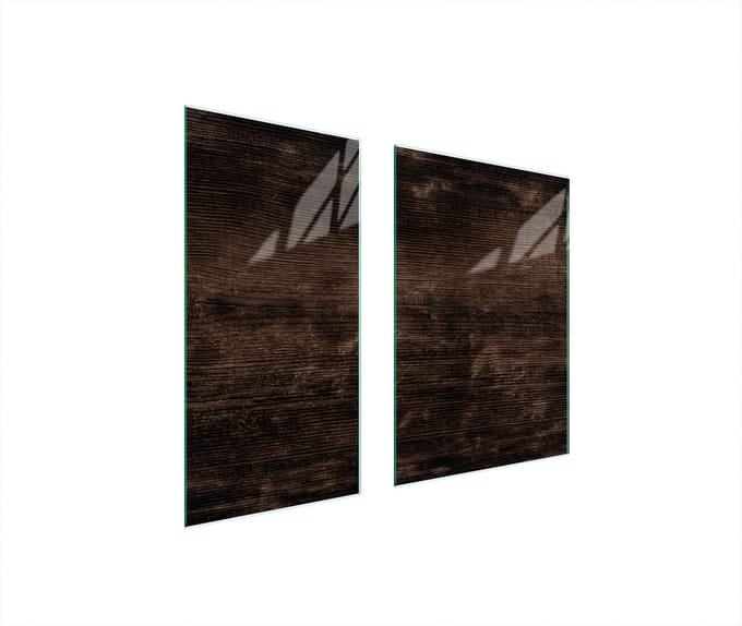TMK ArtDeko - Hittebestendig Glaspaneel - 75x52 cm - Duurzaam - Decoratief