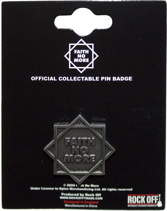 Faith No More - Star Logo Pin - Zilverkleurig