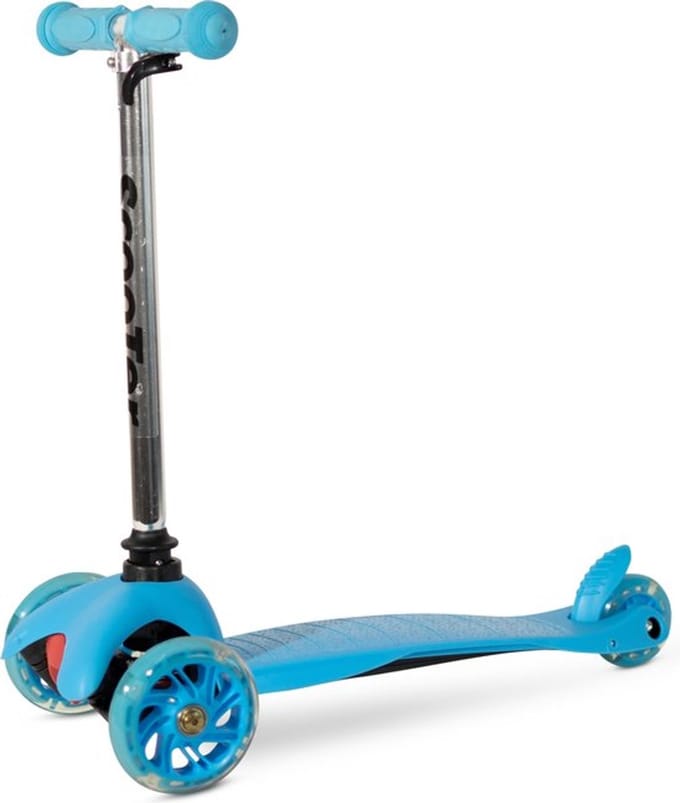 Yar Steppie - Kinderstep - Step 2-6 Jaar - 3 Lichtgevende Wielen - Jongens/Meisjes - Blauw