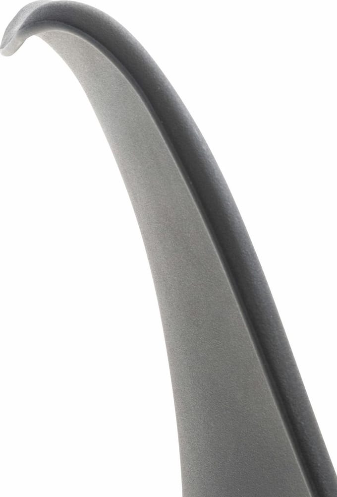 CLP Set van 4 Eetkamerstoelen Linares - met rugleuning - beukenhouten frame - Kunststof/zwart/zwart