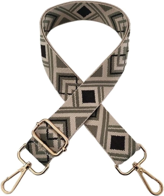 Tas Band - Schouderband Vervanging - Bagage Opslag - Verstelbaar Jacquard Patroon - 80-130cm - Multicolor