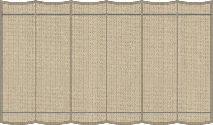 Shadow Comfort Harmonicadoek 2x3m Zandn incl.bevestigingsset
