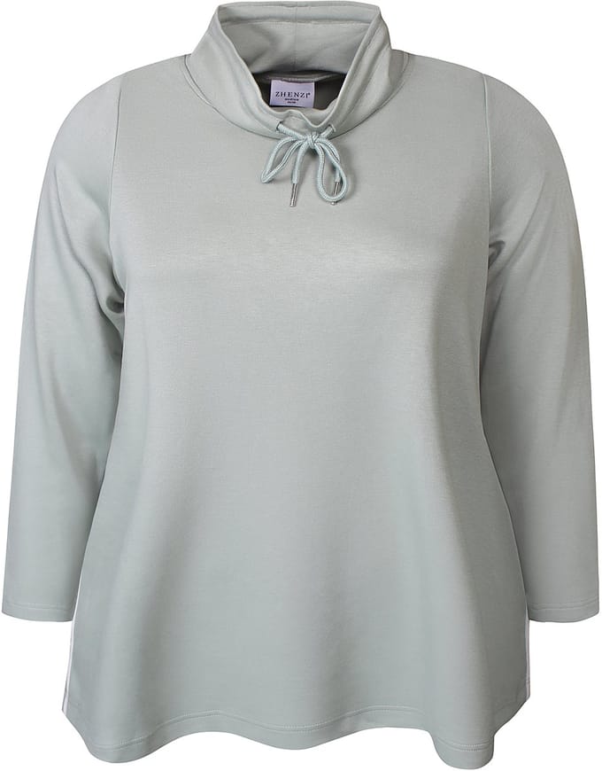 Zhenzi -Mya 1182-Pullover Clary Sage Maat M 46/48