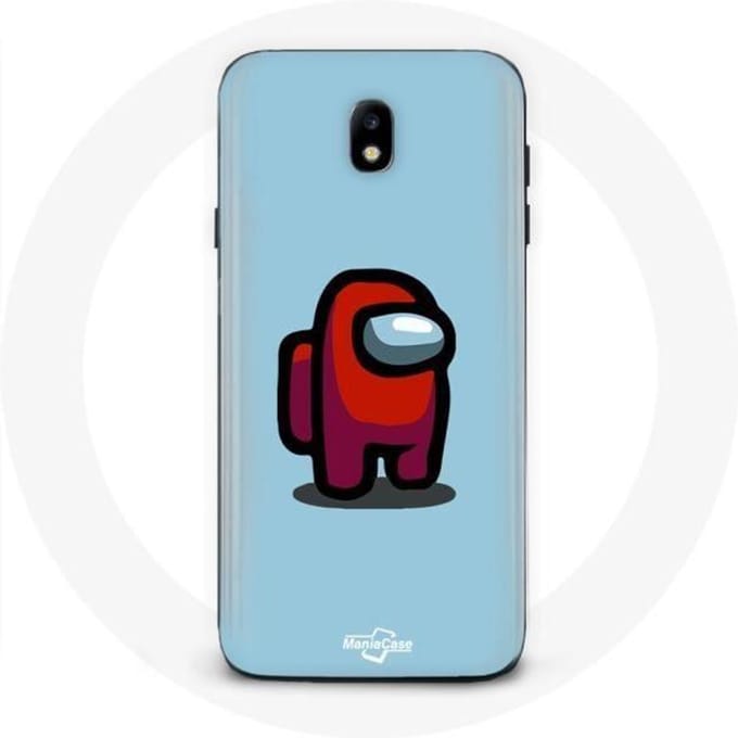 Coque - Samsung - Galaxy J3 2017 - Souple - Protection - Motif Among Us bleu