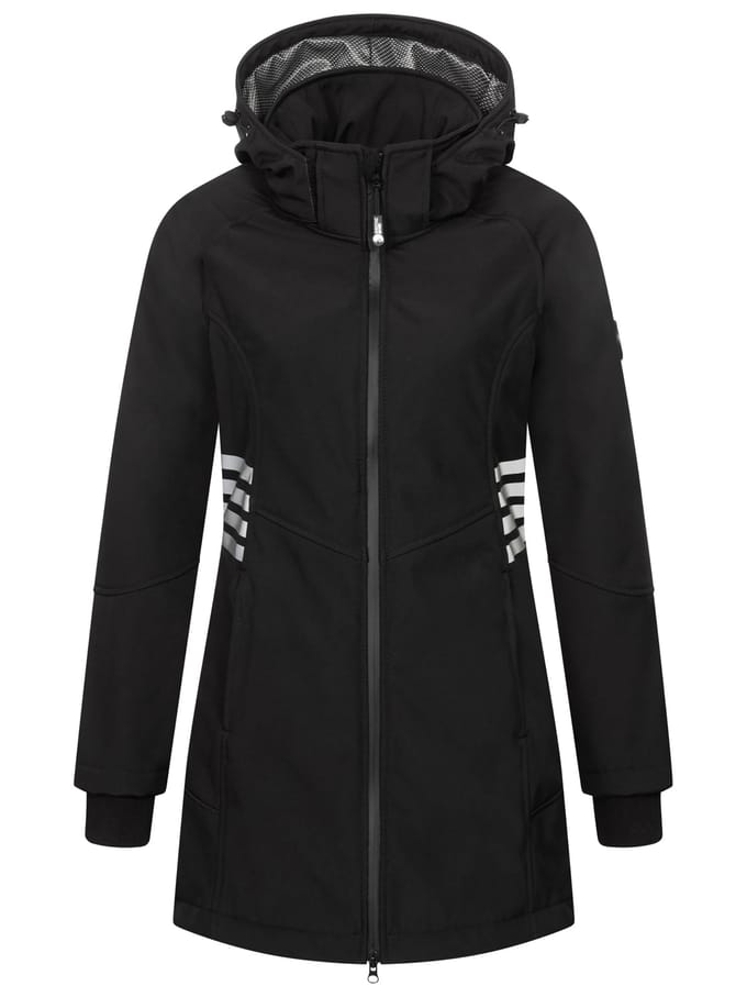 Arctic Seven Dames Softshell Jas AS-305 – Lang, Waterafstotend, Reflecterend