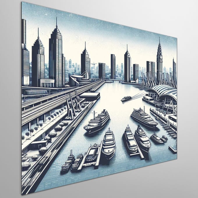 Kunstprint | Wanddecoratie | Dibond | 60 × 60 cm