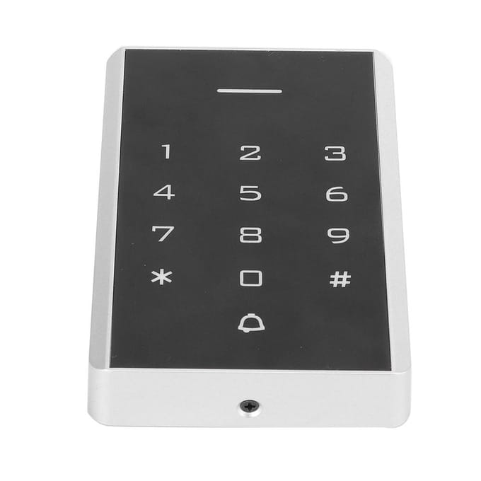 Contrôle d'accès intégré machine carte mot de passe clavier entrée porte serrure DC12 ?24V black