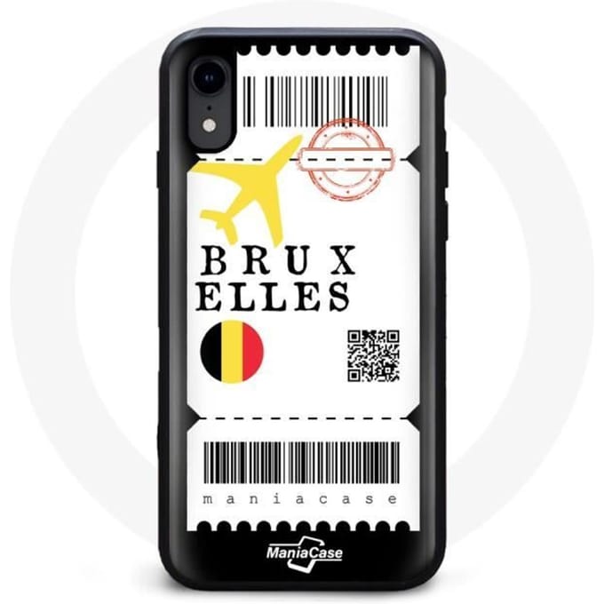 Coque iphone X billet d'avion bruxelles