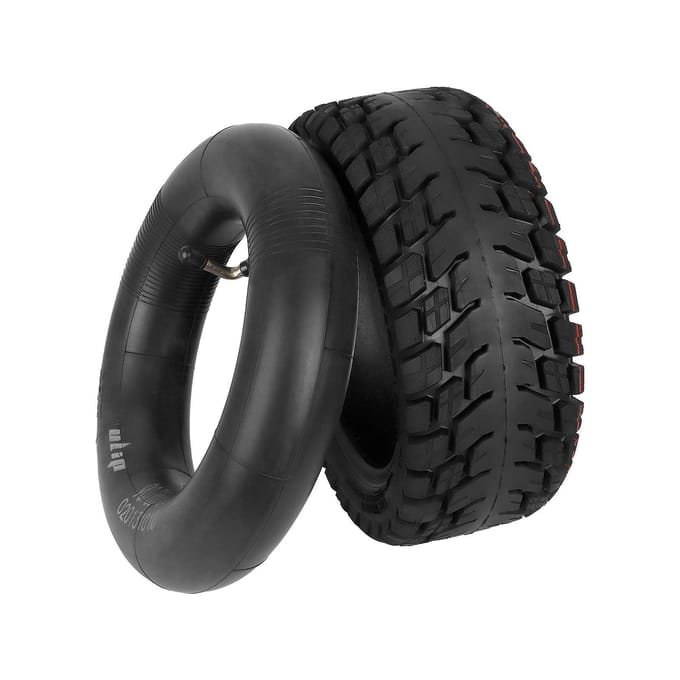 Pneu à vide pour scooters électriques tout-terrain Ulip 100/65-6.5 avec valve d'angle épaissie 90/65-6.5 noir