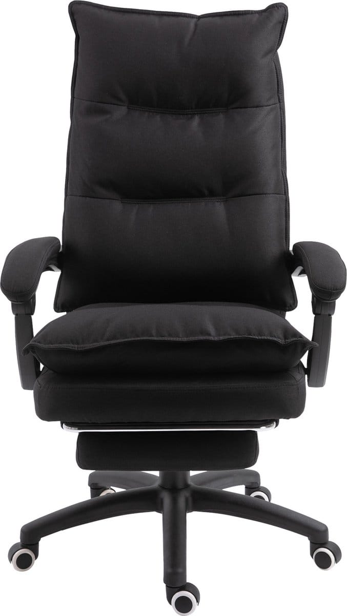 Vinsetto-Bürostuhl mit Massagefunktion-Polyester-70B x 62T x 120-130H cm-Schwarz