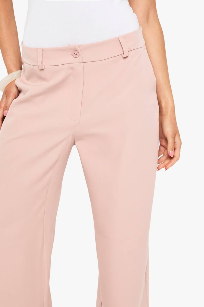 boohoo Dames Barrel Leg Trouser | Pink | Maat: 10