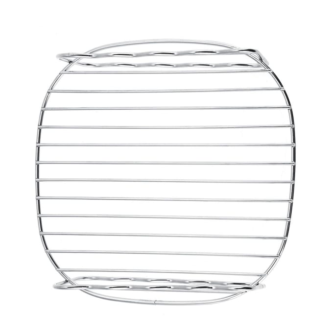 Grille de barbecue de remplacement double couche brochettes plaque de cuisson pour friteuse à air Philips blanc