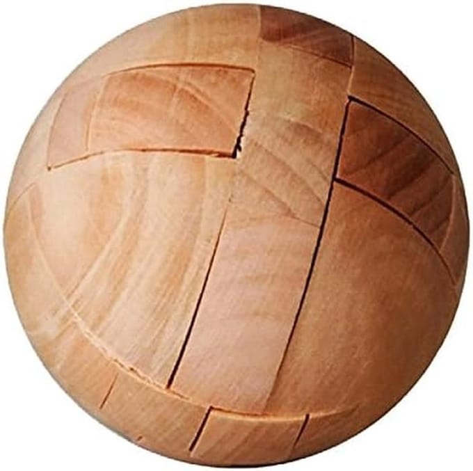 3D Houten Bal Puzzel - Uitdagend Breinbreker Spel