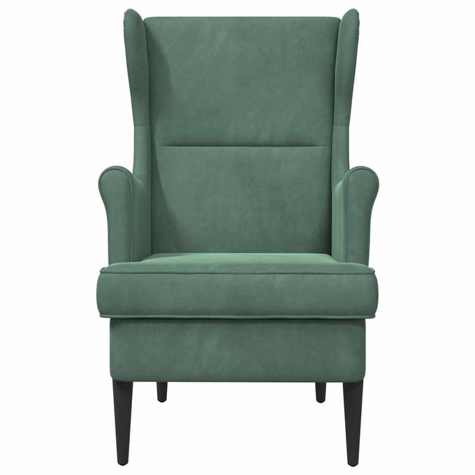 vidaXL - Fauteuil - Zeegroen - Fluweel