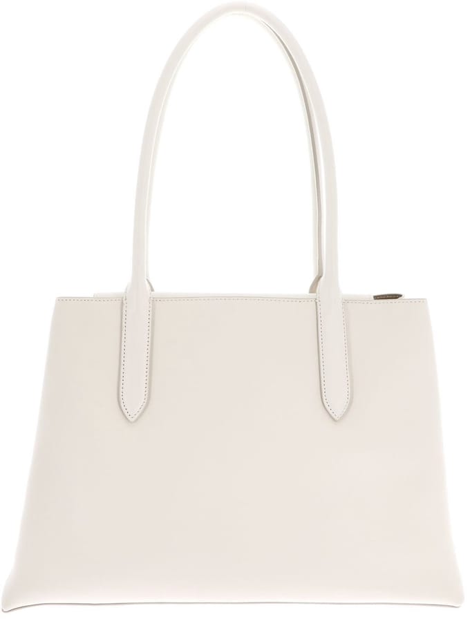 FURLA Leren Schoudertas Meridiana Tote Panna + Avena Crème