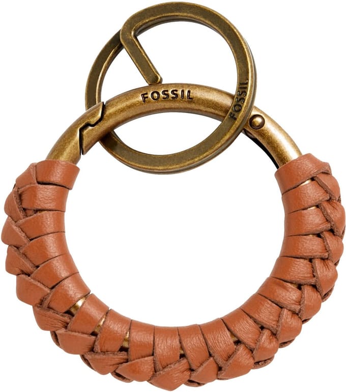 FOSSIL Sleutelhanger O Ring Keyfob Monarch Oranje