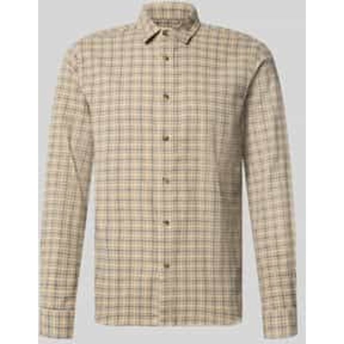 Slim fit vrijetijdsoverhemd van 100% katoen model 'GUDMUND'