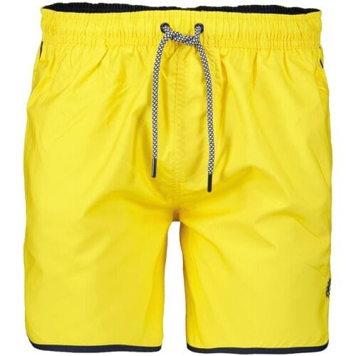 Ragman Swim Short Uni Color Drawstring Lemon Yellow / male