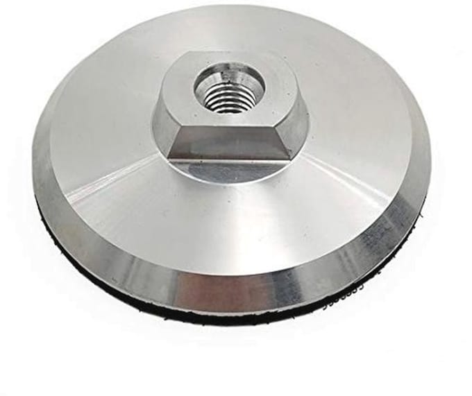 Aluminium Steunpad 100 mm met Haak en Gesp voor M14 Arbor