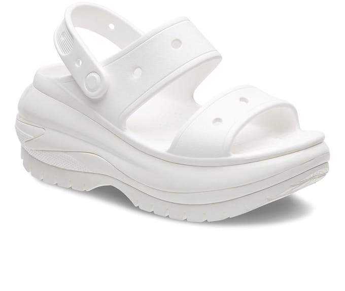 Crocs Mega Crush Sandaal Wit Unisex Maat 37/38 M5/W7