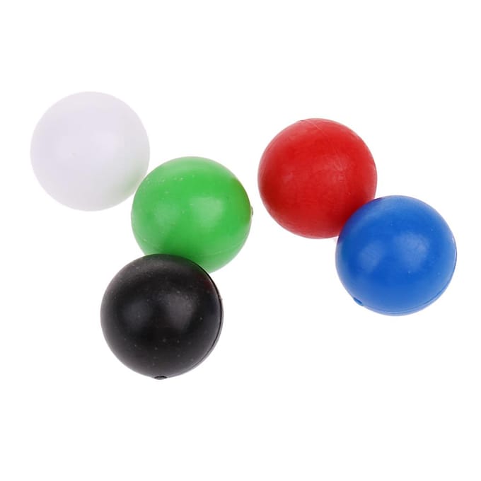 60 stuks 1 cm diameter ballen voor het houten vier-op-een-rij-spel 1cm diameter yellow
