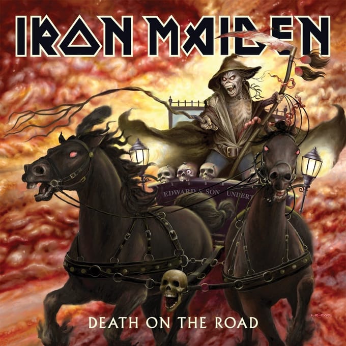 Iron Maiden LP - Death on the road - voor Geen - standaard
