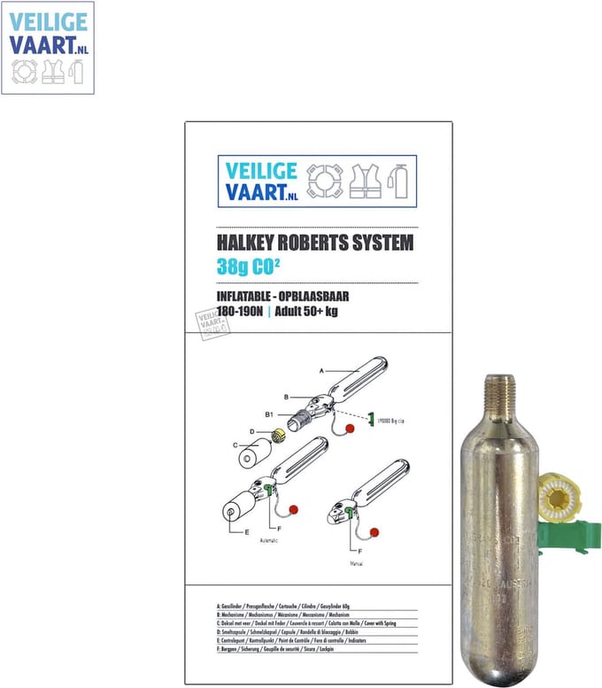 Besto Halkey Roberts Veilige Vaart - HR herlaadset - 38 gram