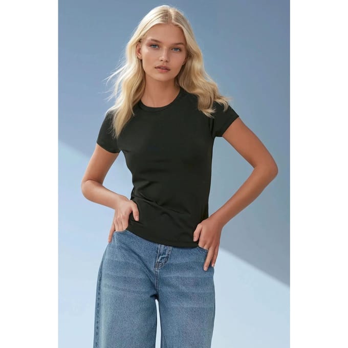 Basis Ronde Hals T-Shirt