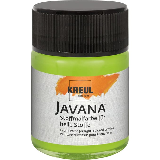 KREUL Javana Textielverf voor lichte stoffen - Meigroen