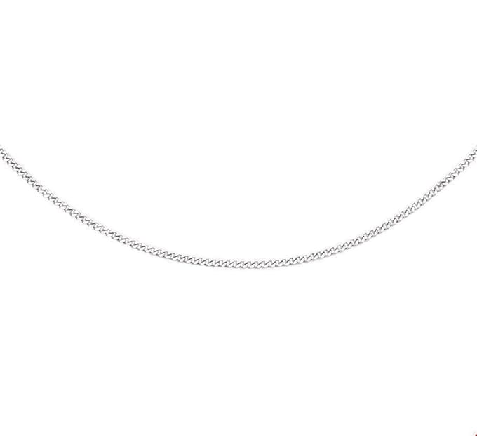 Zilver Gerhodineerde Collier gourmet 1 1326717 38 cm