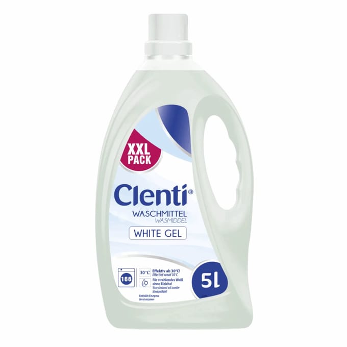 Clenti White gel washmittel 5L a2