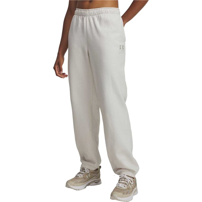 Under Armour Dames Icon Relaxed Fit Joggingbroek (Wit)