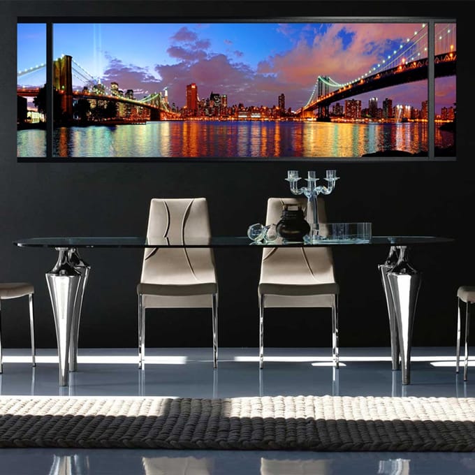 3D-effect sticker Brooklyn Bridge 1 40 x 120 cm