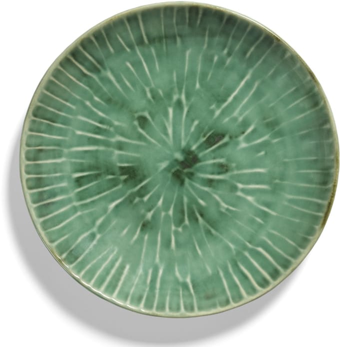 SERAX-Pascale Naessens-Verde Lanza - Bord 23,7 cm - 2 stuks - groen