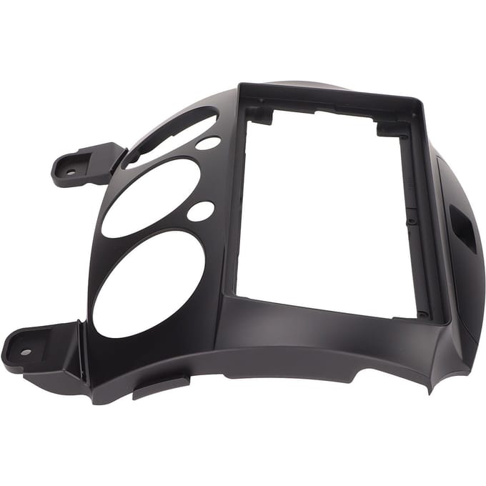 Navigatie Paneel Frame Trim ABS Dashboard Cover 2 Din Vervanging voor Mazda 2 2007?2013 black
