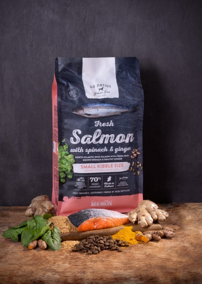 Go Native Grain Free Small Breed Dog Salmon with Spinach & Ginger 4 kg - Hond