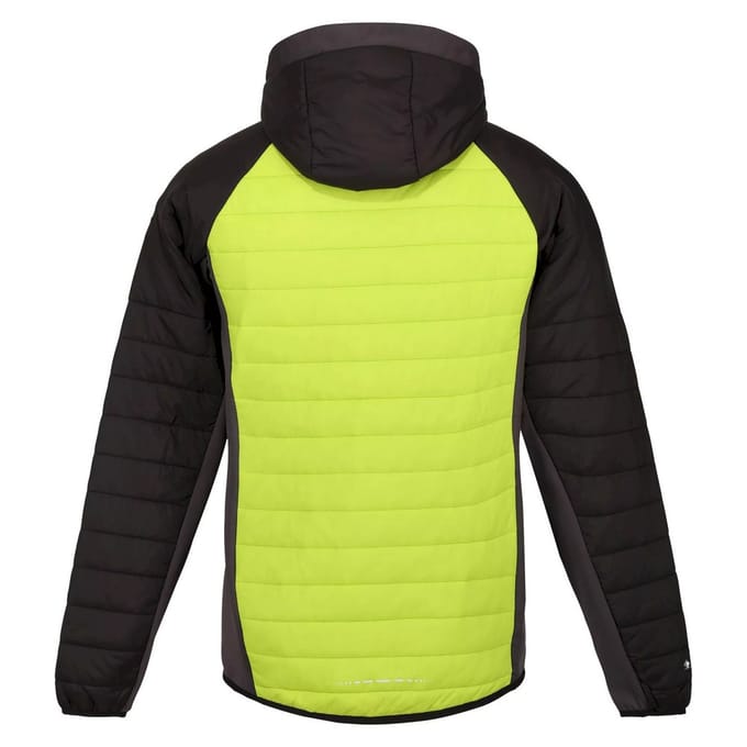 Regatta Heren Trutton Hooded Soft Shell Jacket (Helder kiwi/zwart)