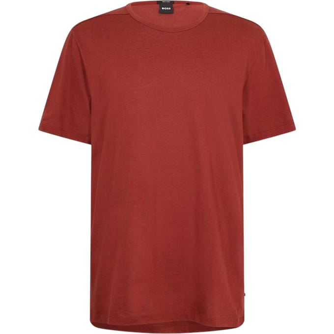 Boss Heren Tiburt Effen T-Shirt (Bruin)
