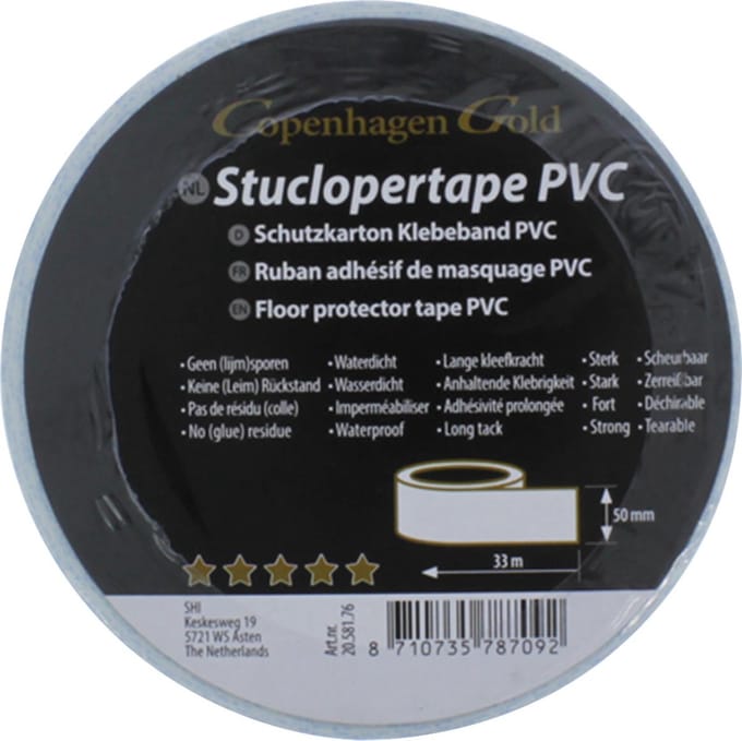 Copenhagen Gold Afplaktape Pvc 50mmx33m