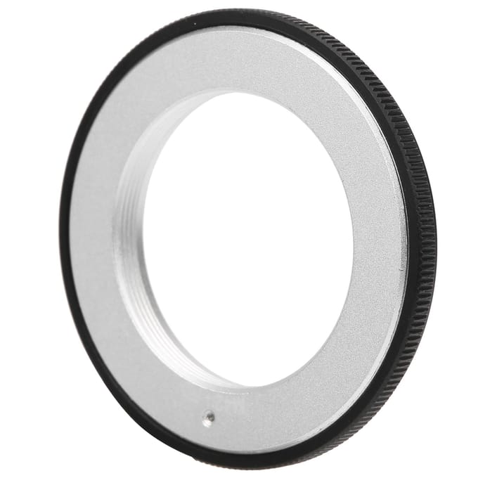M42‑FD Aluminiumlegering Adapterring voor M42-vatting Lens om te passen op FD-vatting Camerabody white