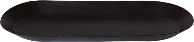 Kolibri Home | Plate oval - Ovale dienblad Ø30cm - Black