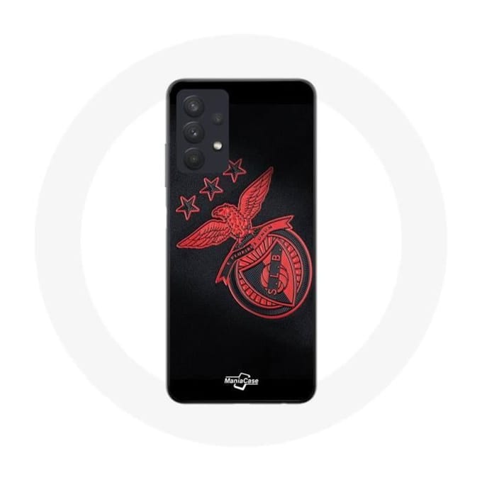 Coque Maniacase pour Samsung Galaxy A32 5G slb benfica fond noir