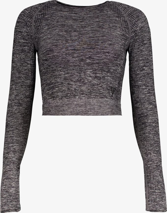 Osaga seamless dames cropped sport top grijs - Maat M