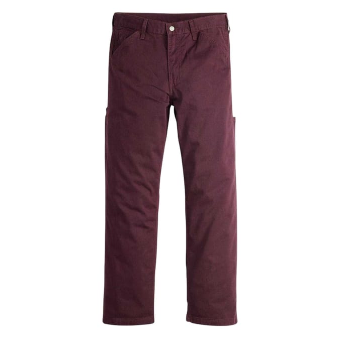 Levis Heren Denim Carpenter Middenhoog Jeans (Diep Bordeaux)