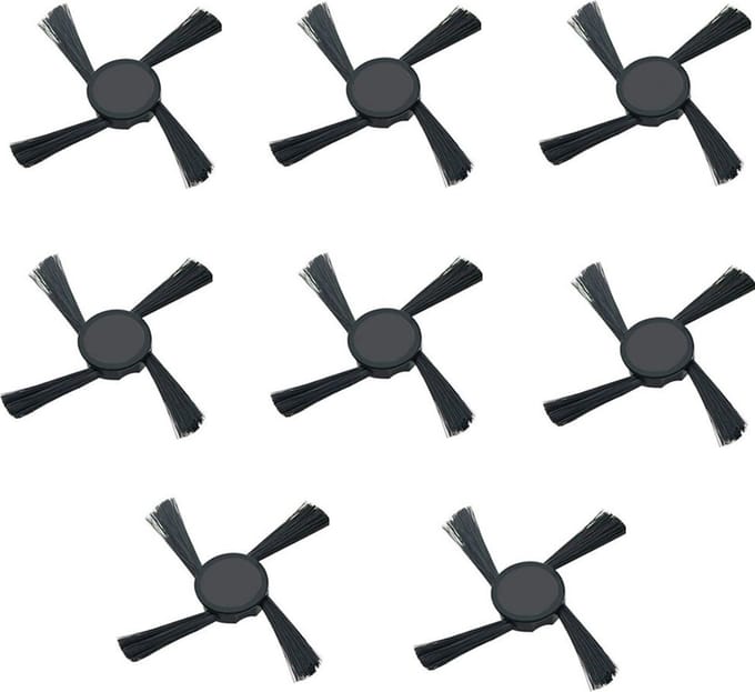 8x borstel geschikt voor Neato Botvac D3 D5 D7 Connected D80 D85 vervanging set veger zijborstel