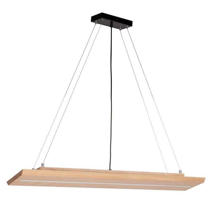 Envostar Tribe LED hanglamp, eiken geolied