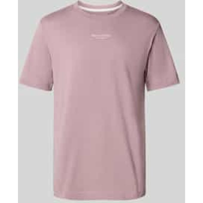 Regular fit T-shirt van puur katoen