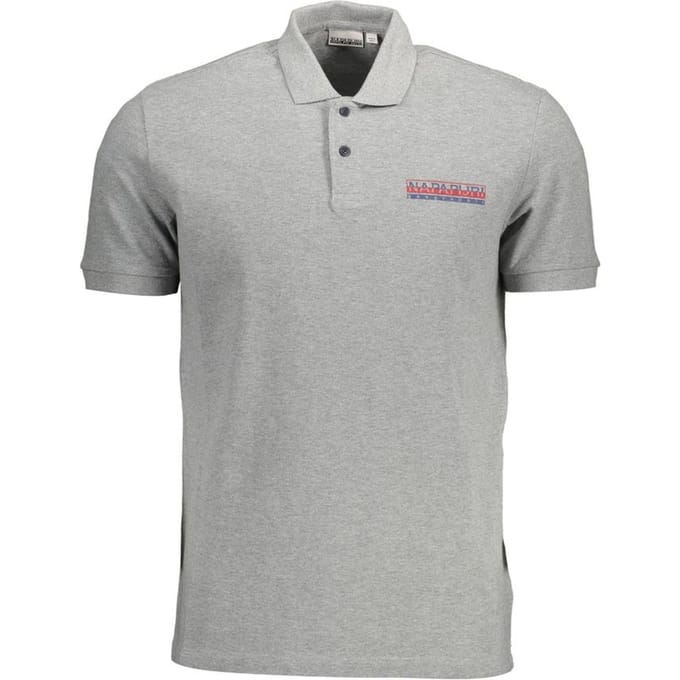Napapijri Grigio Katoenen Heren Polo