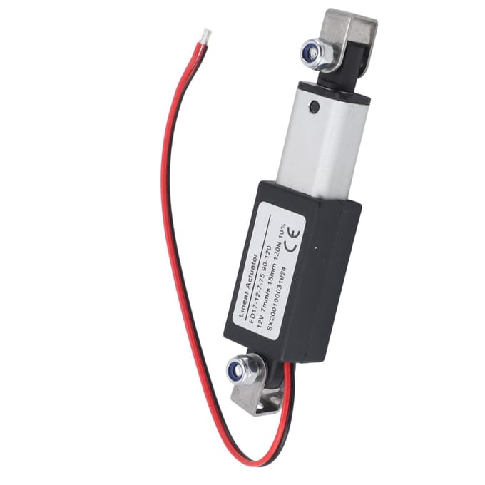 12V Elektrische Lineaire Actuator 15mm Slag 120N Zware Uitvoering Mini Elektrische Lineaire Actuatormotor voor